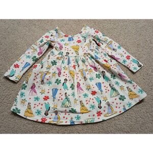 Girls Hanna Andersson Disney Princess Long Sleeve Pocket Dress 85cm 2T Twirly